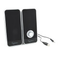 gembird spk du 02 stereo speaker set 20 tornado black extra photo 1