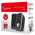 gembird spk du 02 stereo speaker set 20 tornado black extra photo 4