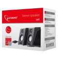 gembird spk du 03 stereo speaker set 20 breeze black extra photo 2