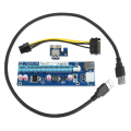 gembird rc pciex 03 pci express riser add on card pci ex 6 pin power connector extra photo 3