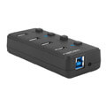 natec nhu 1557 mantis 2 4 ports usb 30 hub with ac adapter extra photo 2