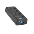 natec nhu 1557 mantis 2 4 ports usb 30 hub with ac adapter extra photo 5