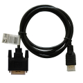 savio cl 139 cable hdmi 19pin male dvi 18 1 male 18 m black gold terminals extra photo 1