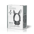 nedis wired headphones willy wolf grey extra photo 5