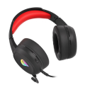 genesis nsg 1609 neon 200 rgb gaming headset black red extra photo 4