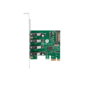 lanberg extension card pci express 4 x usb 31 gen1 low profile bracket extra photo 2