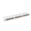 lanberg patch panel 24 port 1u cat6a ftp grey extra photo 3