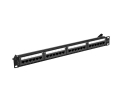 lanberg patch panel 24 port 1u cat6a utp black extra photo 4