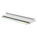 lanberg patch panel 24 port 1u cat7 ftp grey extra photo 2