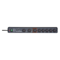 brennenstuhl secure tec 19500 a 8 socket anthracite 3m extra photo 1