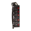 logilink lps251 socket outlet 4 way with 5 switches 15m black extra photo 2