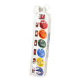 logilink lps259 socket outlet 6 way with 7 switches 15m multicolor extra photo 2