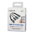 logilink ua0361 usb c hub angled plug 2x usb 20 af 1x usb 30 af extra photo 4
