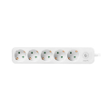 logilink lps246 socket outlet 5 way with switch 15m white extra photo 1 logilink lps246 socket outlet 5 way with switch 15m white extra photo 1