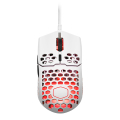 coolermaster mm711 16000dpi rgb light gaming mouse matte white extra photo 1