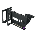 coolermaster universal vertical gpu bracket kit ver2with flat line pci e x16 riser cable kit extra photo 1