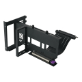 cooler master universal vertical gpu bracket kit ver2with flat line pci e x16 riser cable kit extra photo 1