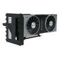 cooler master universal vertical gpu bracket kit ver2with flat line pci e x16 riser cable kit extra photo 2