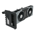 cooler master universal vertical gpu bracket kit ver2with flat line pci e x16 riser cable kit extra photo 3