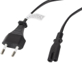 lanberg cee 7 16 iec 320 c7 euro radio power cord 3m black extra photo 1