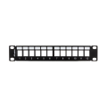 lanberg 12 port 1u patch panel blank black extra photo 1