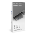 terratec 283005 connect c7 usb type c adapter with usb type c card reader and 2x usb 30 extra photo 2