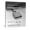 terratec 306697 connect c10 usb type c adapter with 2x hdmi extra photo 2