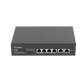 lanberg 6 port 10 19 100mb 4 ports poe 30w port max 60w switch poe extra photo 3