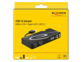 delock 62461 adapter usb 30 to hdmi vga gigabit lan usb 30 extra photo 2