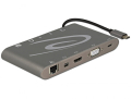 delock 87297 usb type c 31 docking station 4k 30 hz extra photo 1