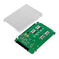 logilink ad0022 external ssd enclosure 25 for 4 port microsd extra photo 1