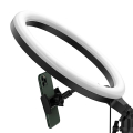 baseus live stream holder table stand 25cm light ring black extra photo 4