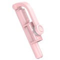 baseus lovely uniaxial bluetooth folding stand blogging stabilizer pink extra photo 1