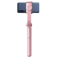 baseus lovely uniaxial bluetooth folding stand blogging stabilizer pink extra photo 3