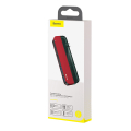 baseus transparent series type c multifunctional hub type c to 2x type c2 2x usb 30 4k hd red extra photo 5