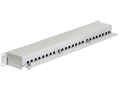 delock 43300 19 patch panel 24 port cat6 grey extra photo 2