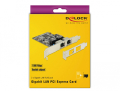 delock 89346 pci express x1 card 2 x rj45 gigabit lan rtl8111 extra photo 4