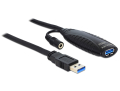 delock 83415 cable usb 30 extension active 10 m extra photo 1