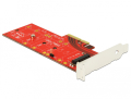 delock 89577 pci express x4 card 1 x internal nvme m2 key m 110 mm with heat sink extra photo 3