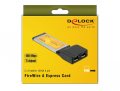 delock 61387 express card 2 x firewire a extra photo 5