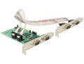 delock 89046 pci card 4 x serial rs 232 extra photo 1