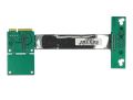 delock 41305 riser card mini pci express pci express x1 left insertion extra photo 2