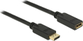 delock 84907 displayport 12 extension cable 4k 60 hz 10 m extra photo 1