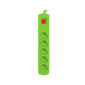 natec nsp 1717 bercy 400 5x french outlets surge protector green 15m extra photo 1
