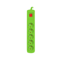 natec nsp 1717 bercy 400 5x french outlets surge protector green 15m extra photo 1