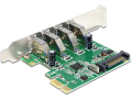delock 89360 pci express card 4 x external usb 30 extra photo 1