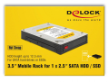 delock 47224 35 mobile rack for 1 x 25 sata hdd ssd extra photo 4