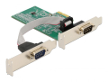 delock 89555 pci express card to 2 x serial rs 232 extra photo 2