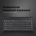 perixx periboard 505 h s plus us mini red trackball usb us keyboard with 2 hubs extra photo 4