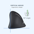 perixx perimice 608 wireless ergonomic vertical mouse extra photo 3